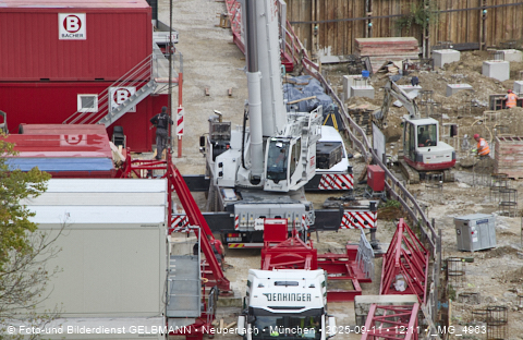 Baustelle Alexisquartier und BayernHeim in Neuperlach
