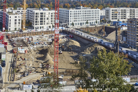 15.10.2025 - Baustelle auf dem Alexisquartier -BayernHeim und DEMOS