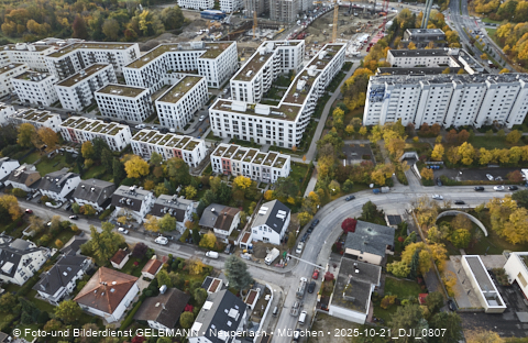 Baustelle Alexisquartier und BayernHeim in Neuperlach