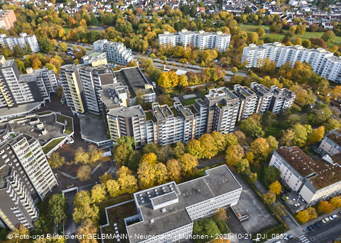 21.10.2025 - Marx-Zentrum und Karl-Marx-Ring 52-62 mit Umgebung in Neuperlach
