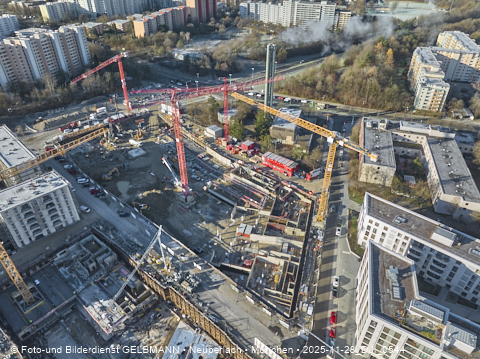 28.11.2025 - Baustelle Alexisquartier mit DEMOS und BayernHeim in Neuperlach