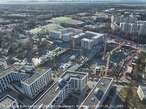 28.11.2025 - Baustelle Alexisquartier mit DEMOS und BayernHeim in Neuperlach